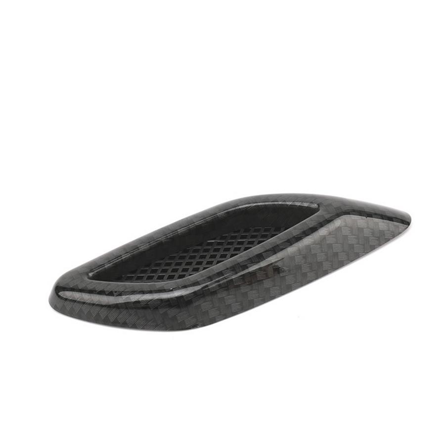 6 шт. Автостайлинг 3D Акулий жабр Боковая накладка на автомобиль Имитация вентиляционного отверстия Цвет углеродного волокна Тонкое украшение Модифицированный автостайлинг Популярная наклейка