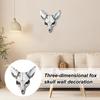 3D Fox Skull Wall Sculpture Home Office Living Room Wall Art Decoration