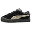Suede XL Comfortable Versatile Low-Top Tennis Shoes Unisex Sneakers Black 399099-02