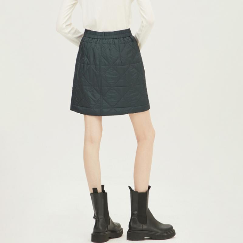  Benetton  Benetton Polar Quilted Skirt Bask58261 Dn