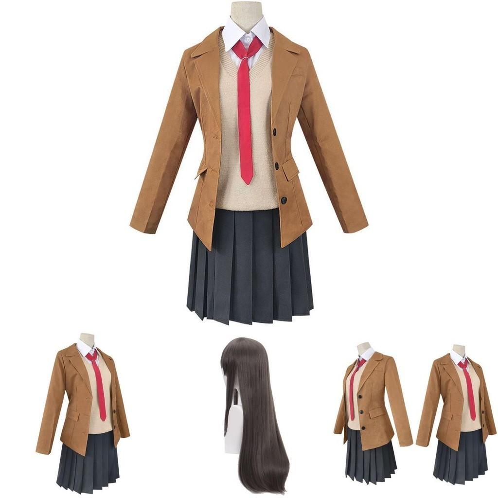 Премиальный костюм для косплея Seishun Buta Yarou Wa Bunny Girl Sakurajima Mai Полный комплект наряда для захватывающих вечеринок и мероприятий