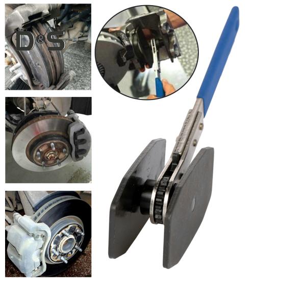 Universal Disc Brake Caliper Compression Tool 360-Degree Ratcheting Caliper Piston Compressor Tool with Non-Slip Handle