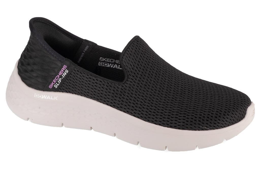 Skechers Slip-Ins: GO WALK Flex - Relish, Womens Black Sneakers