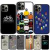 Чехол-ракушка для iPhone 17 Air 15 16 14 13 12 Pro Max 11 Pro Max Plus с изображением велосипедиста на шоссейном велосипеде