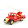 Die-cast Metal Pull-Back Miniature Car Die-cast Classic Fire Truck (Gold Ladder Truck)