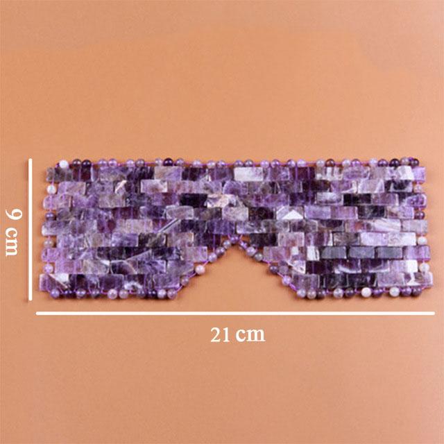 New Rose Quartz Jade Eye Mask Massager Tool Natural Jade Eye Relaxation Massage Stone Skin Massage Beauty Care Tool Gift