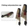Fishing Rod Top Hat Protector Fishing Rod Tip Cap with Fixing Belt Fishing Accessory Fishing Pole Guide Protection Cover
