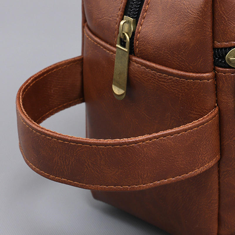 Fashion Retro Toiletry Bag Lightweight Multi-Purpose Storage Bag Travel Men's Handbag for Toiletries Organization Casual Outings & Short Trips