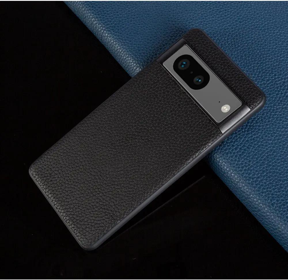 Роскошный чехол Pixel 7 Pro, деловые чехлы из воловьей кожи для телефонов Google pixel8pro, чехол с полной защитой, противоударный, задняя крышка Carcasa