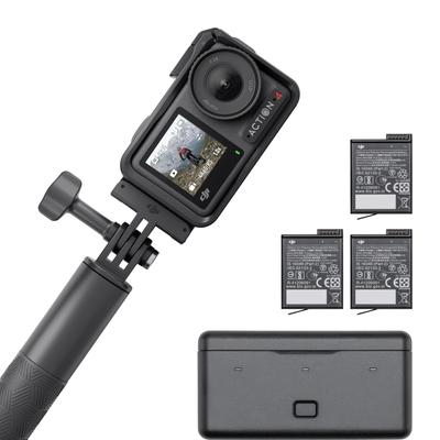 Экшн-камера DJI Osmo Action 4 Adventure Водонепроницаемая камера с до часов работы от аккумулятора и тремя функциями, идеально подходящая для влогинга Комбо 4K/120 кадров в секунду