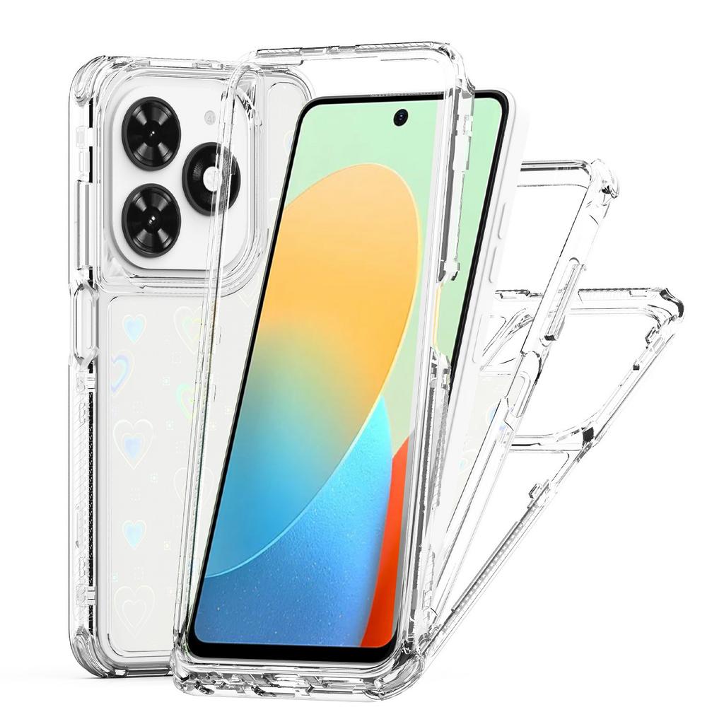 Прозрачный чехол для телефона для TECNO Spark Go 2024 4G/Spark 20/Spark 20C/Pop 8/Infinix Smart 8 4G/Smart 8 HD 4G/Hot 40i X6528B Акриловый ТПУ чехол