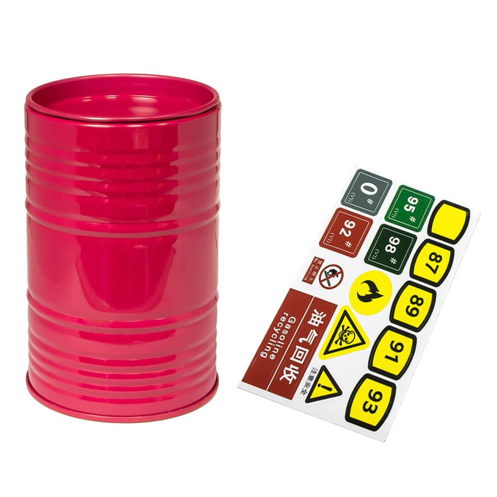 Remote Control Toy Upgraded Accessories Car Decoration Oil Barrel for 1/8 1/10 Vehicle Part Metal Oil Barrel Car Part