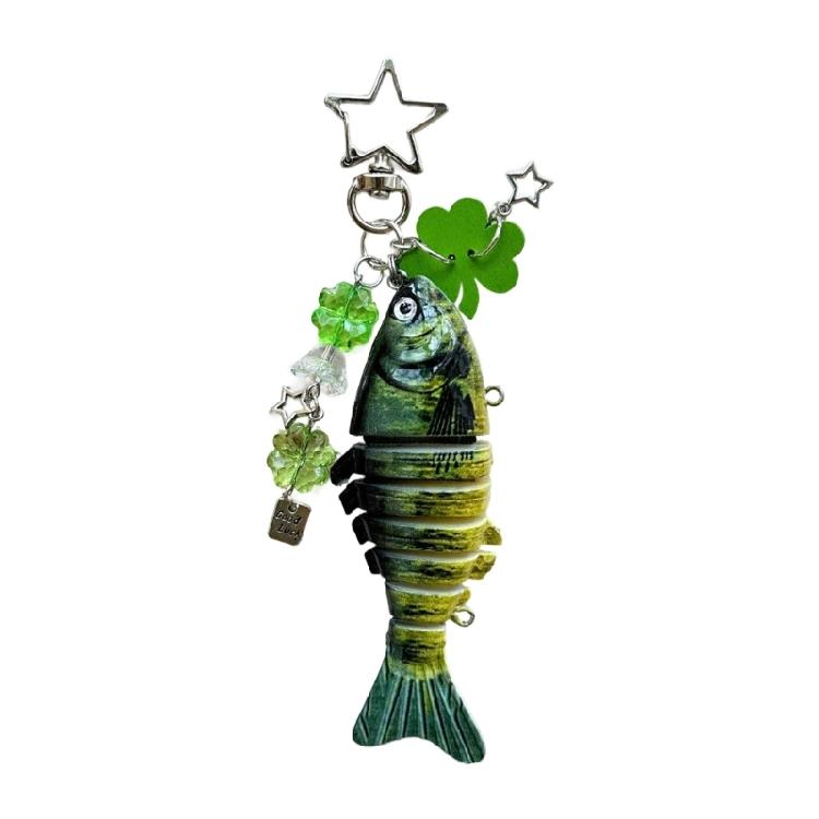 Забавный брелок в виде рыбки, модный акцент из смолы, прочное покрытие, отлично подходит для персонализации вещей, продуманный подарок