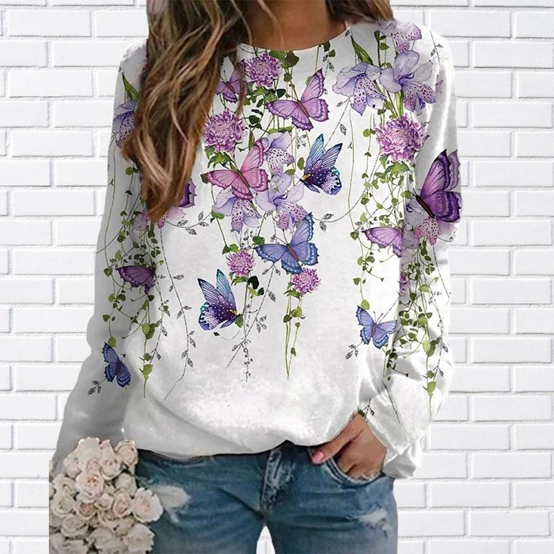 Женские футболки с 3D принтом Eagle, женские топы, пуловер с длинными рукавами и круглым вырезом, женские футболки, футболка для женщин