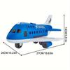 with 6 Road Signs Airplane Car Toy Storage Passenger Deformation Airplane Toy  Christmas Gift