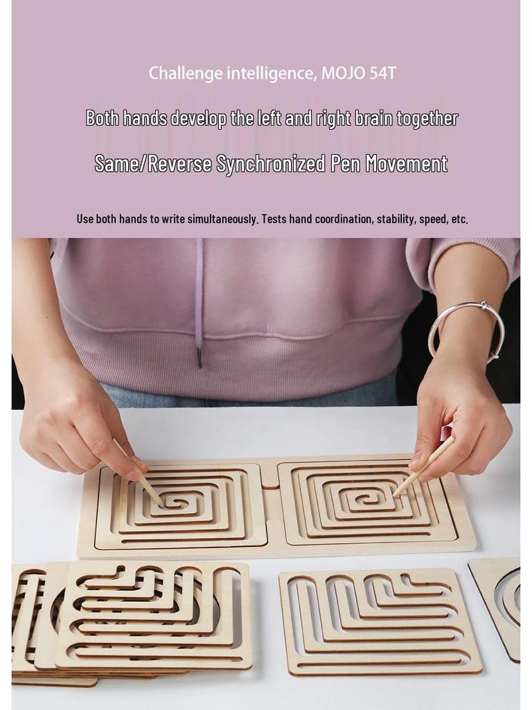 Children's Wooden Brain Development & Motor Skills Educational Toy Set