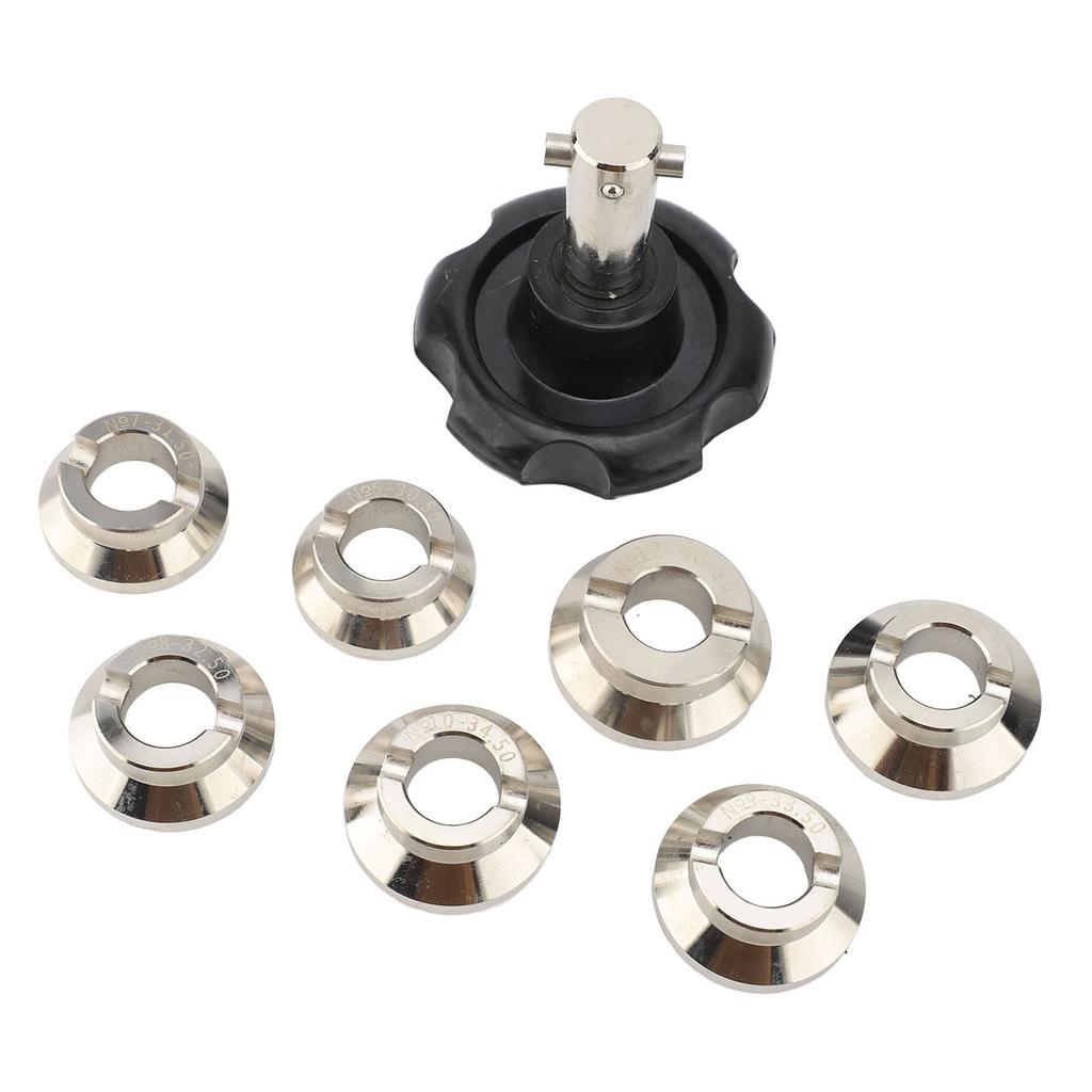 Инструмент для запрессовки часов Набор для ремонта задней крышки Профессиональный набор для запрессовки часов Инструмент для закрытия задней крышки Инструмент для замены батарейки с 7 насадками для