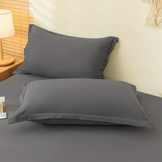 2 шт. Наволочка однотонная наволочка конвертного типа чехол для подушки для дома спален офисов гостиниц общежитий