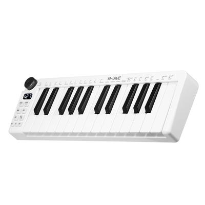 MIDI-клавиатура SMK-25mini, Перезаряжаемая, 25 клавиш, Портативная USB-клавиатура, MIDI-контроллер, 25 клавиш, чувствительных к силе нажатия, 1 ручка