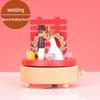 Деревянная музыкальная шкатулка-карусель – Креативный декор для дома из массива дерева и подарок на День святого Валентина