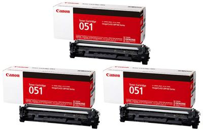 Canon Картридж с тонером 051 Оригинальный набор из 3 шт. CRG-051