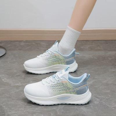 Летняя женская обувь из сетки, спортивная обувь для бега, женская универсальная модная трендовая обувь