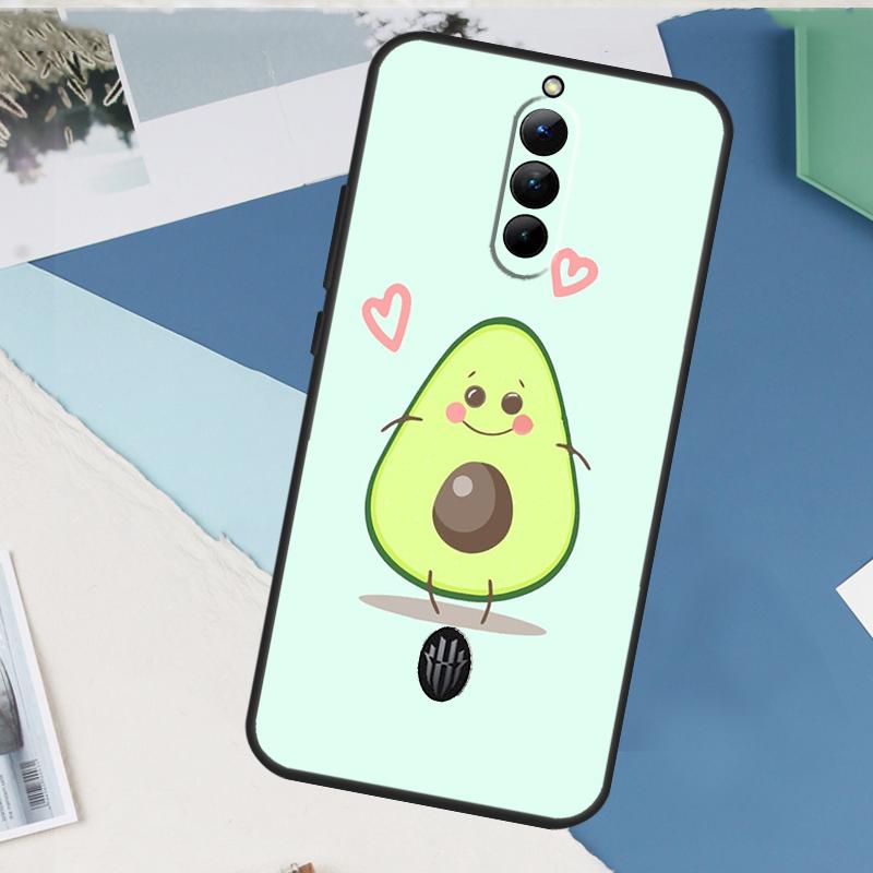 cute cartoon Avocado Fitness Case For ZTE Nubia Red Magic 11 10 9 8 8S 9S 10S Pro Plus 6 7 6S 7S Pro 5G 6R 10 Air Cover