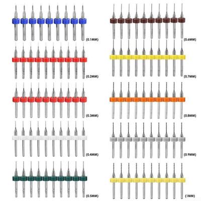 10*/набор микроспиральных сверл из карбида вольфрама PCB и концевые фрезы Circuit HQ