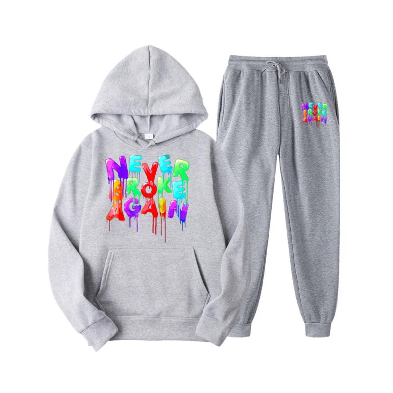 Рэпер YoungBoy Never Broke Again, толстовки, костюм, мужская толстовка в стиле Харадзюку, женская уличная одежда, корейский комплект пуловера с капюшоном