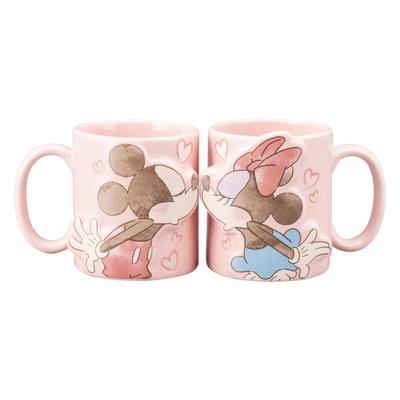 Набор из 2 кружек Sun Art Disney Mickey Mouse Minnie Mouse объемом 300 мл (SAN4077) и прибл.