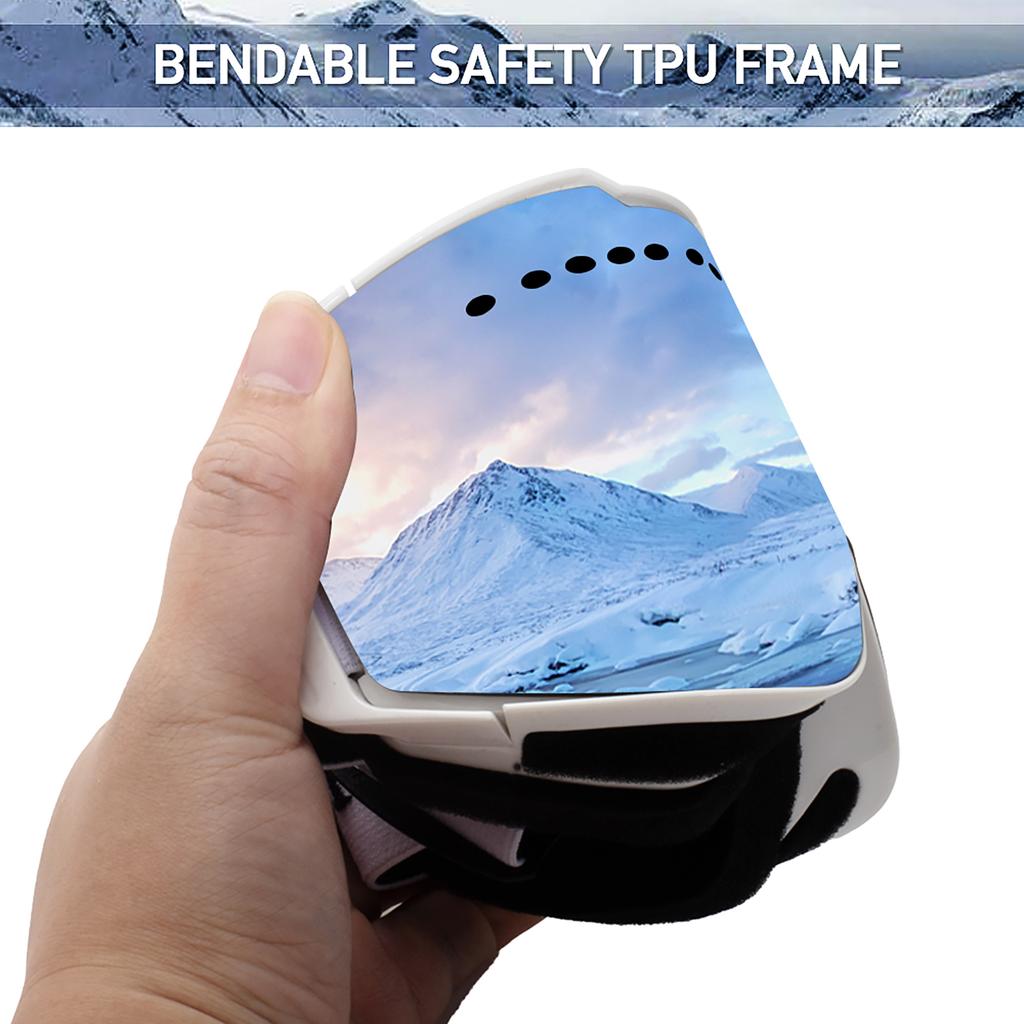 Maxjuli Лыжные очки Спорт Защита от УФ лучей Защита от запотевания Зимние Сноубордические Снежные очки Для мужчин Женщин Молодежные очки M2