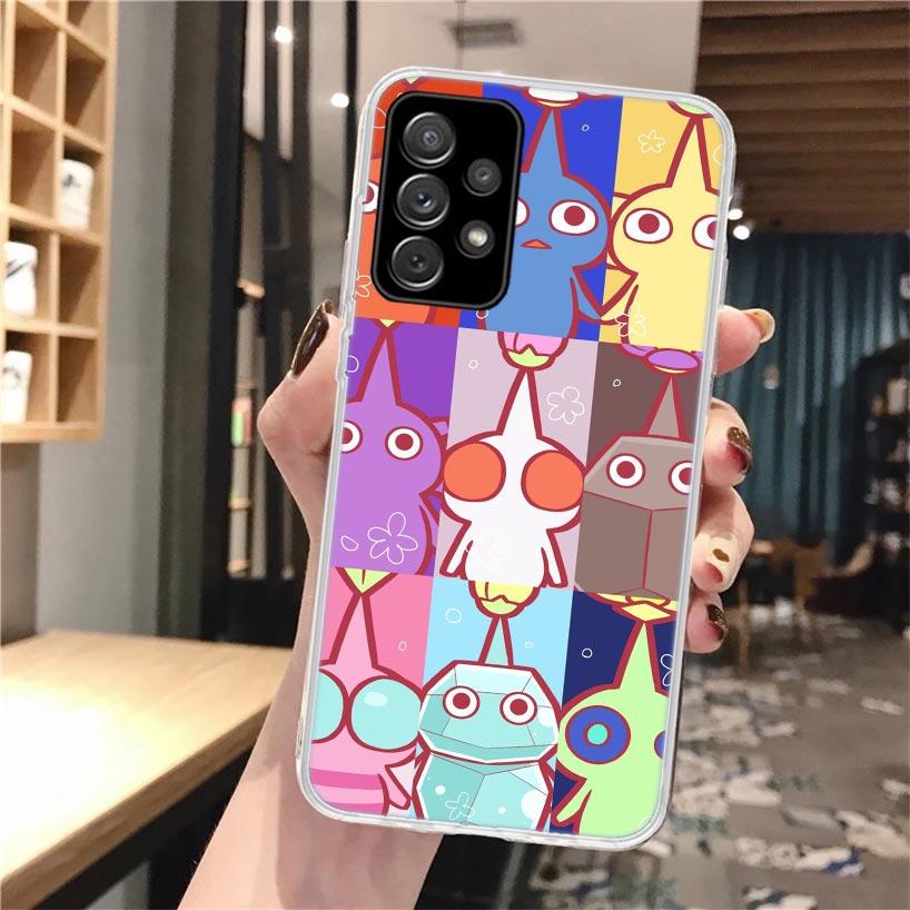 Игровой P-PikminS 4 Мягкий чехол для телефона для Samsung Galaxy A52 A42 A32 A22 A12 A02S A51 A50 A41 A31 A21S A71 A40 A30S A20E A10S A70
