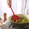 Силиконовая лопатка с длинной ручкой, антипригарная кулинарная лопатка для жарки, тушения, пищевой, термостойкий кухонный инструмент для дома, профессиональных поваров