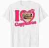 I Love Capybaras Unisexs Casual Short Sleeve Crew Neck Tshirt Unisexs Tee Outfits Summer Clothing Unisex Clothing