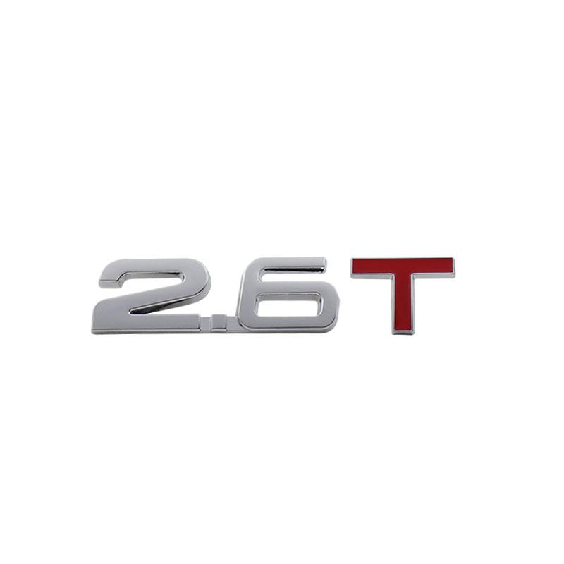 3D Премиум 1.5T 1.8T 2.0T 2.2T 2.4T 2.5T 2.6T 2.8T 3.0T Логотип для автомобиля Капот Крыло Багажник Задняя Часть Задний Капот Наклейка Эмблема Значок Стикер