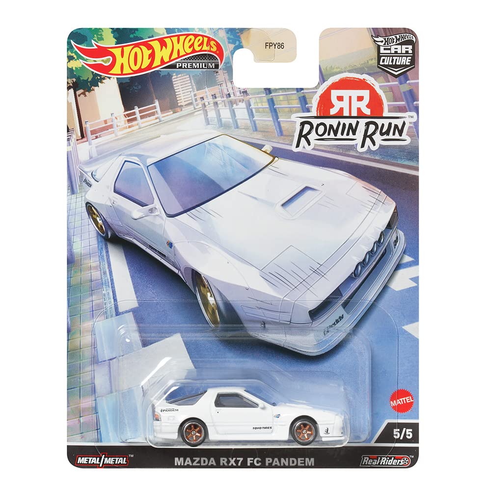 Hot Wheels Car Culture Ronin Run - Mazda RX7 FC Pandem [Возраст 3 года и старше] HCJ86 Белый 164