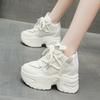 Height Increased By 11cm Dad Shoes Women's New Style Thick Soled Sponge Cake Versatile Women's Shoes Casual Sports Shoes