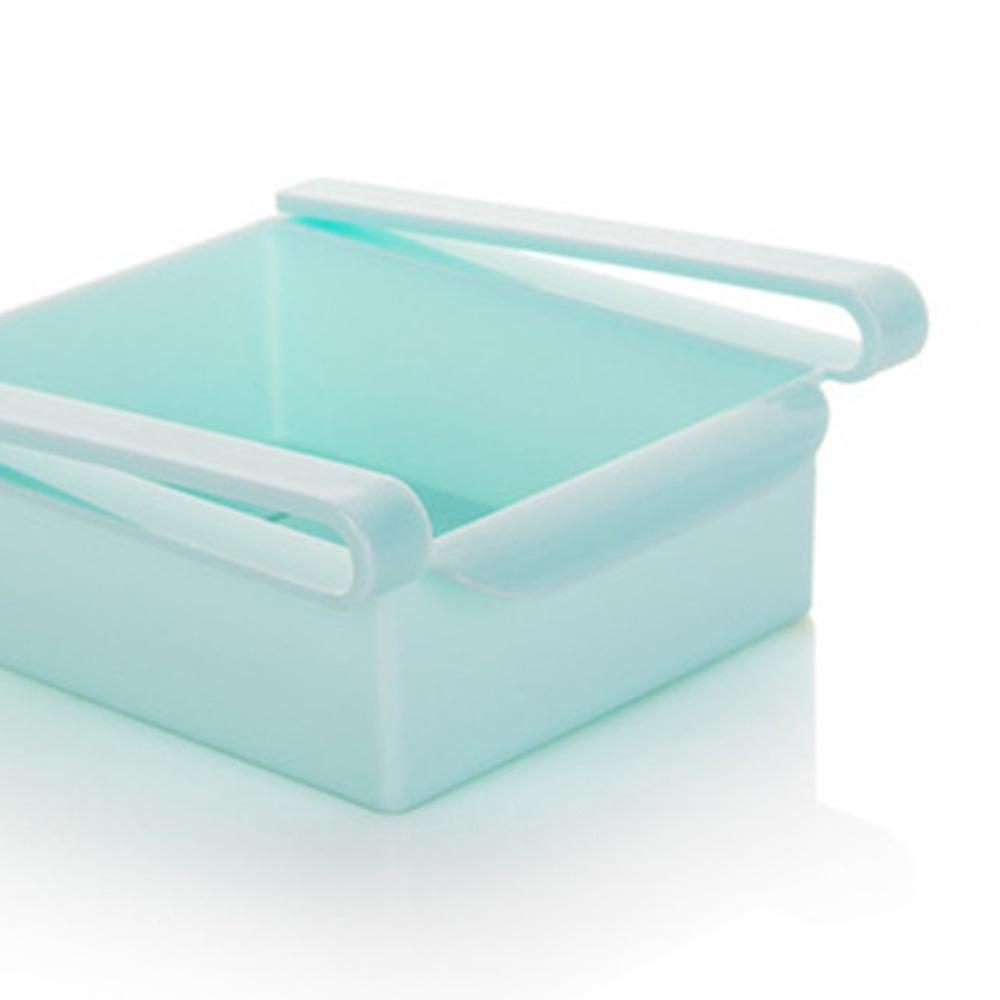 Sliding Pull-Out Fridge Drawer Organizer PP Plastic Storage Bins  For Fridge Shelf