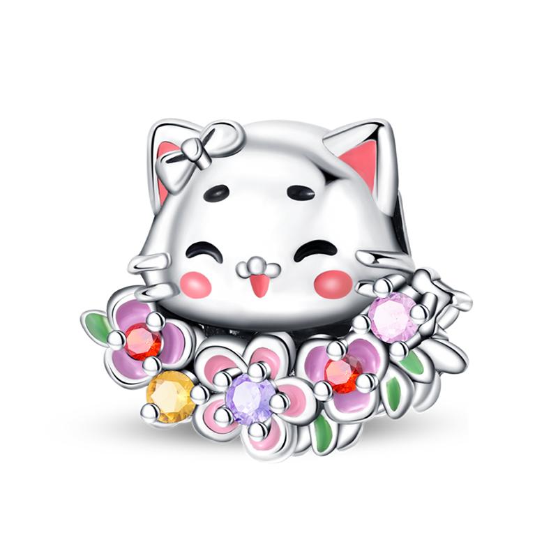 Оригинальная медная романтическая роза, цветок, дом, камера, шармы любви, бусины-подвески для браслета, изысканные украшения своими руками, подарки