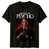 Американский психопат (2000) Футболка с постером фильма в стиле ретро 80-х