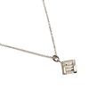 TIFFANY&Co. Atlas Cube Necklace Silver925 8g Women Used