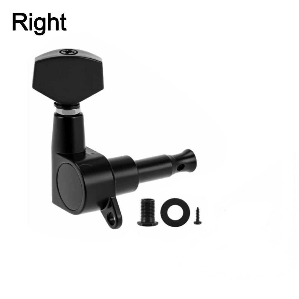 Металлические колки для настройки гитарных струн, конфигурация 3L3R, полностью закрытые гитарные колки, машинные головки, ручки, колки для классической гитары