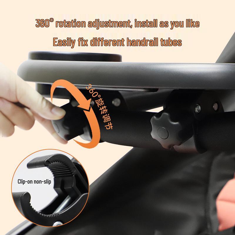 Universal Detachable Baby Stroller Tray and Dining Table Accessory