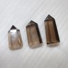 Натуральный дымчатый цитрин кварц обелиск кристалл палочка точка уникальный исцеляющий домашний декор подарок с элегантным дизайном