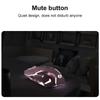 Gaming Mouse Rechargeable 2.4gwireless Bluetooth Mouse Mute Ergonomic Mouse For Computer Laptop Led Backlit Mice For Ios Android