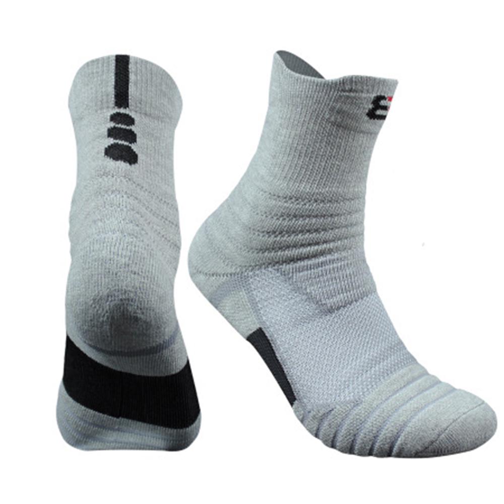 Men Socks Profession Sports Towel Bottom Foot Wear Terry Cotton Male Long Tube Outdoor Socks Men