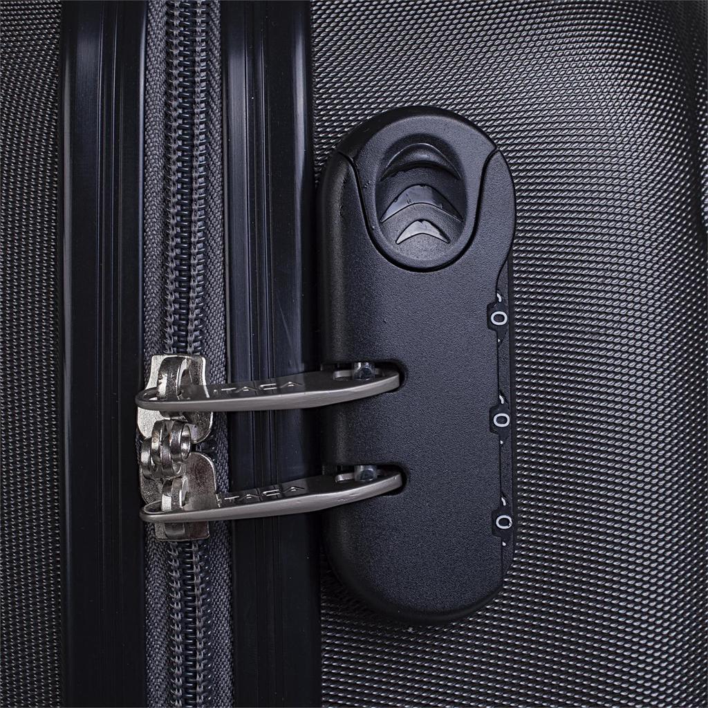 Жесткий дорожный чемодан на колесиках ITACA, цвет 4 колеса, 66 см, средний пластик. Прочный, расширяемый, прочный и легкий. Студенты и специалисты T71560