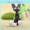 Black Cat Resin Figurine Set With Creative Desk Decor For Couples And Giftgiving