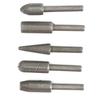 5 Pcs Rotary Rasp For Use In Milling Router Grinding Burr