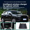 15 Вт QI беспроводная зарядка для Toyota Corolla Cross XG10 2022 2023 2024Аксессуары для быстрой зарядки держатель для телефона пластина для интерьера